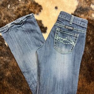 Cowgirl Tuff Blue Boot Cut Jeans